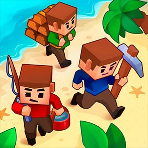 Idle Island Build And Survive gameplay screenshot - similar to Christmas Math