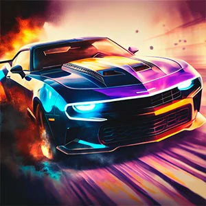 Drag Racing City gameplay screenshot - similar to Vector Rush