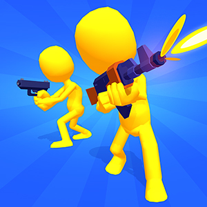 Human Gun gameplay screenshot - similar to Float Runners