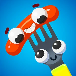Sausage Party gameplay screenshot - similar to Crush Stack