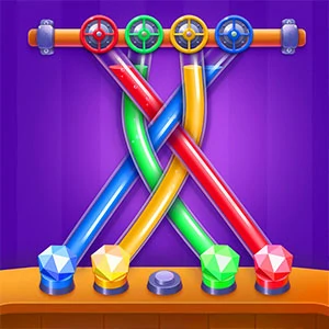 Tangle Fun 3D gameplay screenshot - similar to Paper Flick