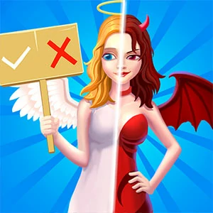 Angel Demon Fight gameplay screenshot - similar to ColorfulClock