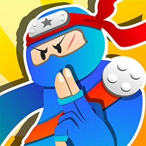 Ninja Rush gameplay screenshot - similar to BouncingBirds