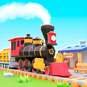 Train Lines Rush gameplay screenshot - similar to Circle Run