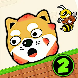 Protect My Dog 2 gameplay screenshot - similar to Brain Dunk