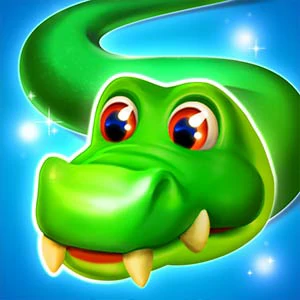 Gobble Snake gameplay screenshot - similar to Bowmaster Tower Attack
