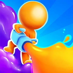 Paint Guns gameplay screenshot - similar to Master Plumber