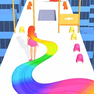 Hair Stack 3D gameplay screenshot - similar to Drifting Earth