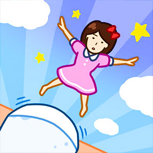 Cat Tofu Girl gameplay screenshot - similar to Stack Maze