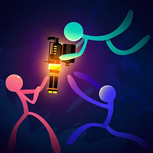 Stickman Mob Fight gameplay screenshot - similar to Mermaid Rush