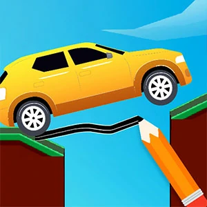 Draw The Bridge Trucks gameplay screenshot - similar to Cat Evolution