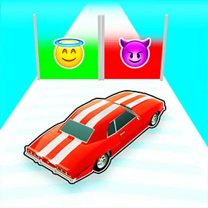 Cars Survivors gameplay screenshot - similar to Stacky Dash 2