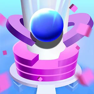Helix Fall gameplay screenshot - similar to Funny Golf