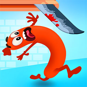 Sausage Wars io gameplay screenshot - similar to Makeup Race
