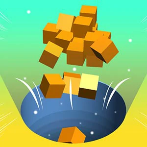 Hole Run 3D gameplay screenshot - similar to Throw Defend