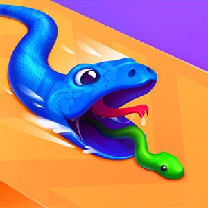 Snake Run gameplay screenshot - similar to Square Bird