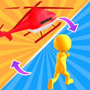 Shape Shifting Race gameplay screenshot - similar to Rhomb