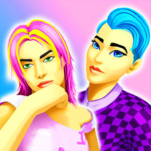 Find Your Gender gameplay screenshot - similar to Rolling Blocks