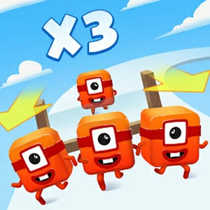 Merge Number Cube gameplay screenshot - similar to Rhomb