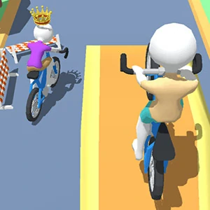 Dirt Bike gameplay screenshot - similar to Rolling Blocks