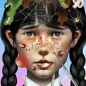 Crazy Makeover Salon gameplay screenshot - similar to Magic Deer