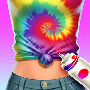 Tie Dye gameplay screenshot - similar to Witch Killer