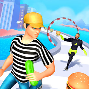 Catch The Thief 2 gameplay screenshot - similar to Bubble Pop