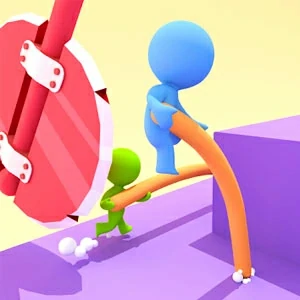 Pole Race gameplay screenshot - similar to Toca Boca