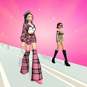 Fashion Battle Dress Up gameplay screenshot - similar to Neon Switch