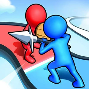 Soldiers Duel gameplay screenshot - similar to Zig Zag Switch