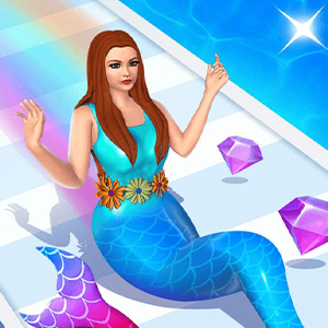 Mermaid Rush gameplay screenshot - similar to Kill Robot