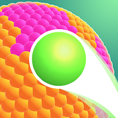 Higgs Ball Paint gameplay screenshot - similar to Donut Stack