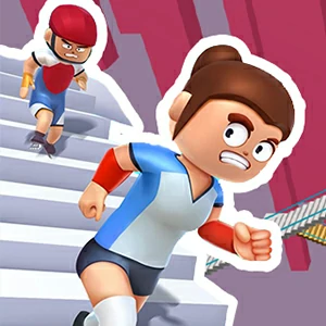 Parkour Rush gameplay screenshot - similar to BubbleWoods