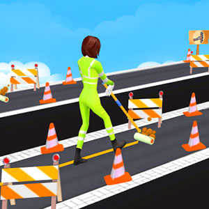 Working Run gameplay screenshot - similar to Cake Art