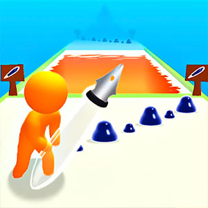 Draw Pen Rush gameplay screenshot - similar to Killer Assassin