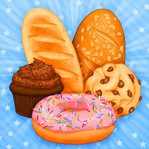 Bakery Shop gameplay screenshot - similar to Freddy