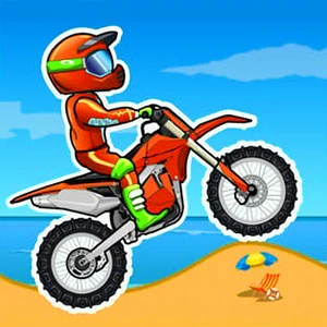 MotoX3M 5 Pool Party gameplay screenshot - similar to Alchemist Lab