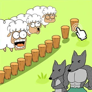 Save The Sheep 2 gameplay screenshot - similar to Bumper.io