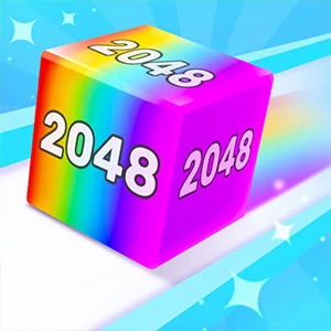 Chain Cube 2048 3D gameplay screenshot - similar to Zippy Pixie