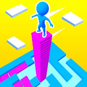Stacky Dash 2 gameplay screenshot - similar to Maze Escape