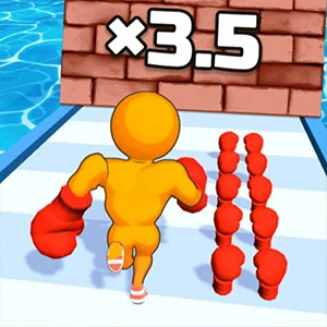 Muscle Man Rush gameplay screenshot - similar to Master Sword