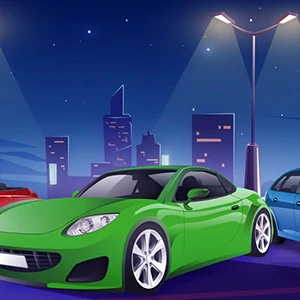 Racing Cars gameplay screenshot - similar to Path Control
