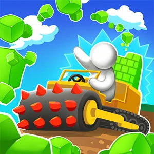 Stone Miner gameplay screenshot - similar to Jump High Rabbit