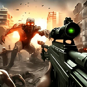 Zombie Hunter gameplay screenshot - similar to Square Stacker