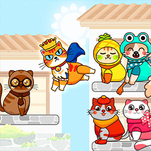 Cat Sort Puzzle gameplay screenshot - similar to Donut Stack