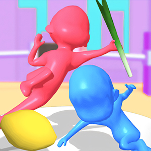 Fight For Food gameplay screenshot - similar to Sandy Balls