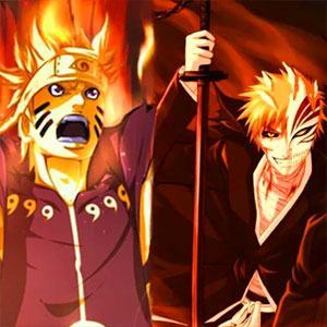 NARUTO VS BLEACH gameplay screenshot - similar to Weapon Evolution