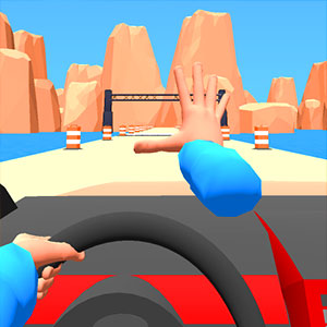 Telekinesis Drive First Person gameplay screenshot - similar to Pipe Master