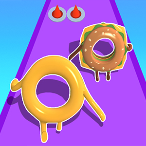 Blob Donut Rush gameplay screenshot - similar to Knife Master