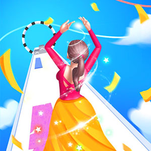 Long Skirt Rise gameplay screenshot - similar to Ski Master 3D